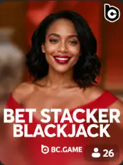 Bet Stacker Blackjack BC Game الجزائر game cover