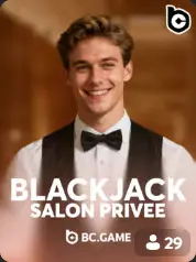 Blackjack Salon Privee BC Game الجزائر game cover
