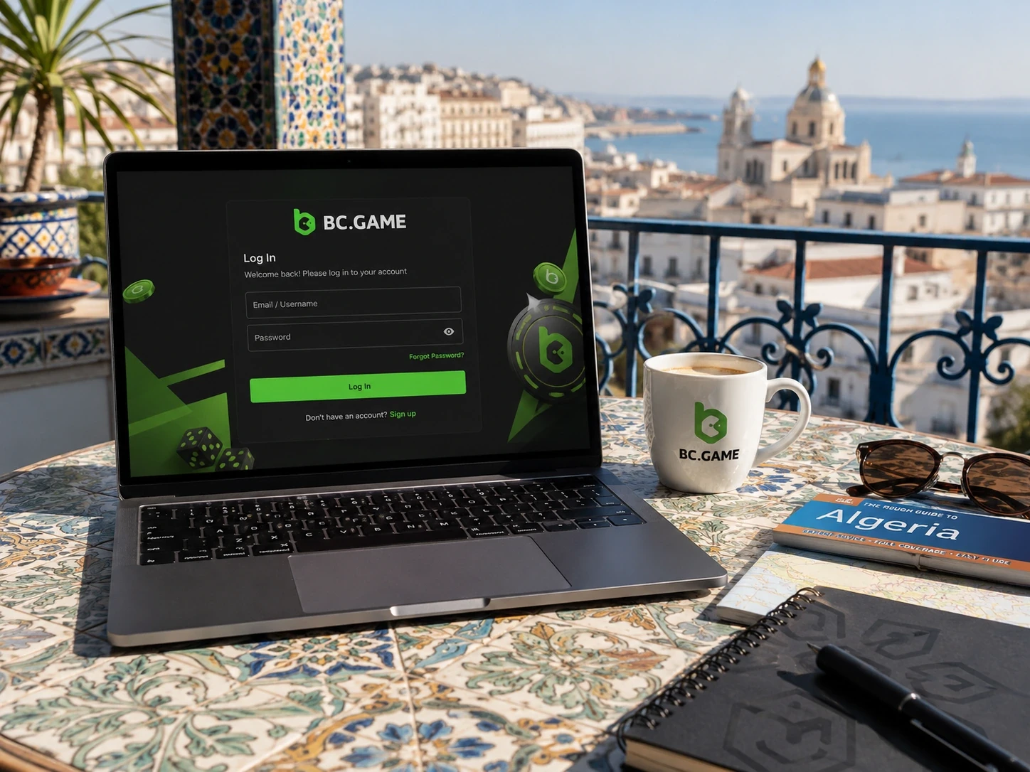 تسجيل الدخول إلى BC Game الجزائر