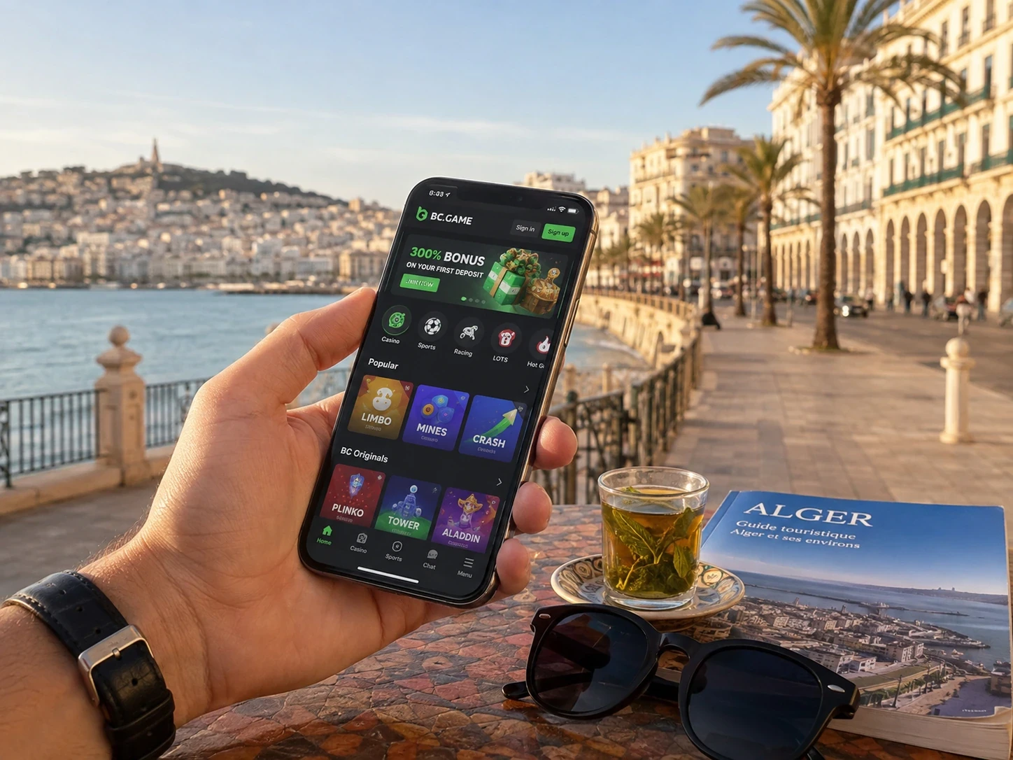 تطبيق BC Game الجزائر على الهاتف